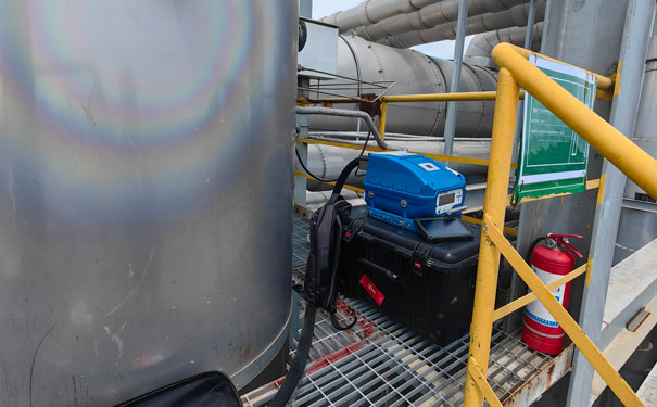 武漢某企業(yè)非甲烷總烴現場測試